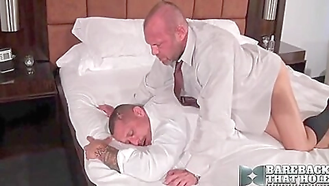 Big dick fuck with a dildo and cum