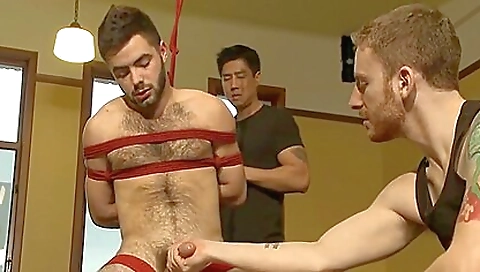 Sexy young blonde with a big cock
