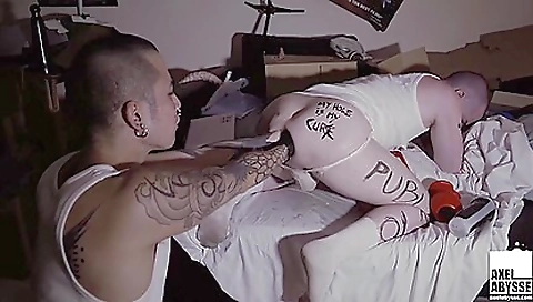 Mature couple fuck in the kitchen