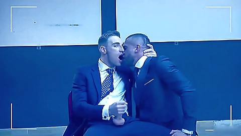 Married desergios on his dick at work