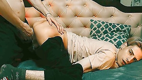 Big dick sucking and fucking a little ass