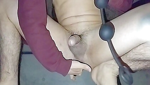 The trainer and humiliated girl